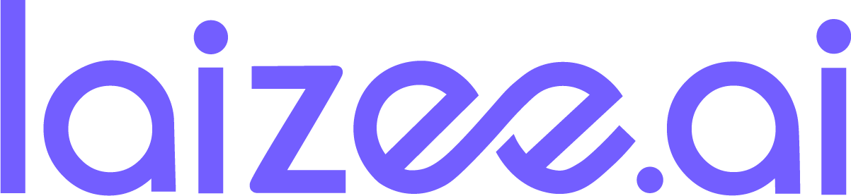 Logotipo de Laizee en color lila