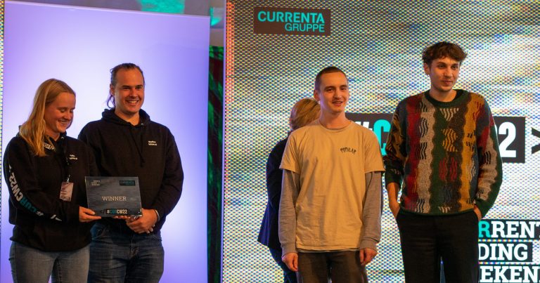 Laizee.ai Team bei der Preisverleihung des Hackathons